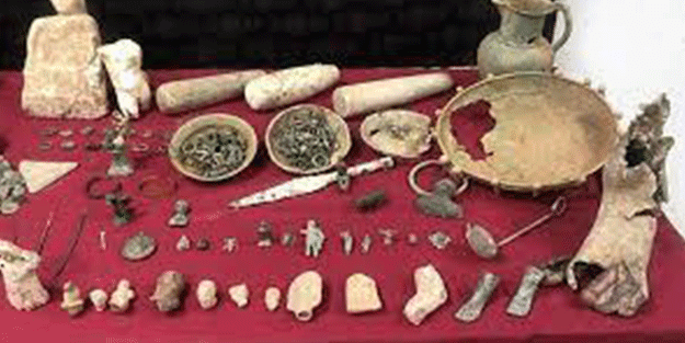 Tarihi eser operasyonunda 3 şüpheli yakalandı