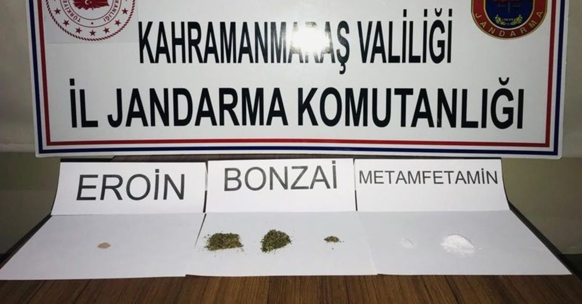 Kahramanmaraş'ta uyuşturucu operasyonu