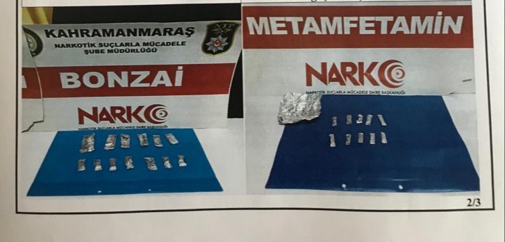 Kahramanmaraş’ta uyuşturucu operasyonunda 5 tutuklama 