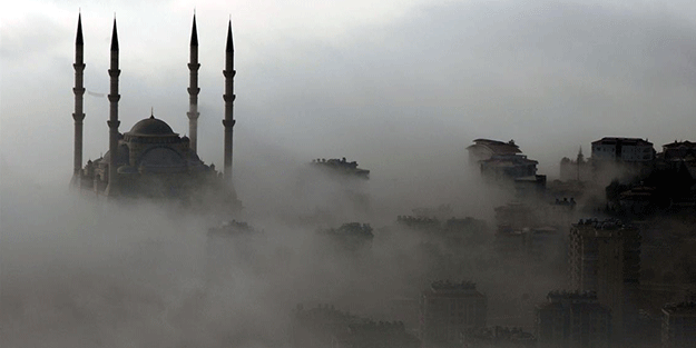 Kahramanmaraş'ta yoğun sis etkili oluyor