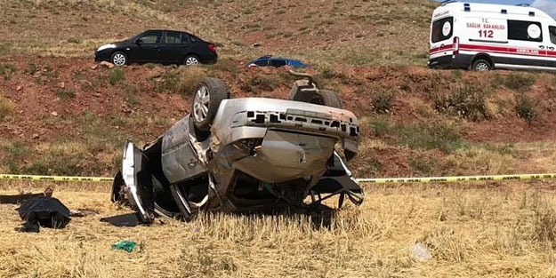 Kahreden haber! Taziyeye giderken kazada öldüler: 3 ölü 1 yaralı