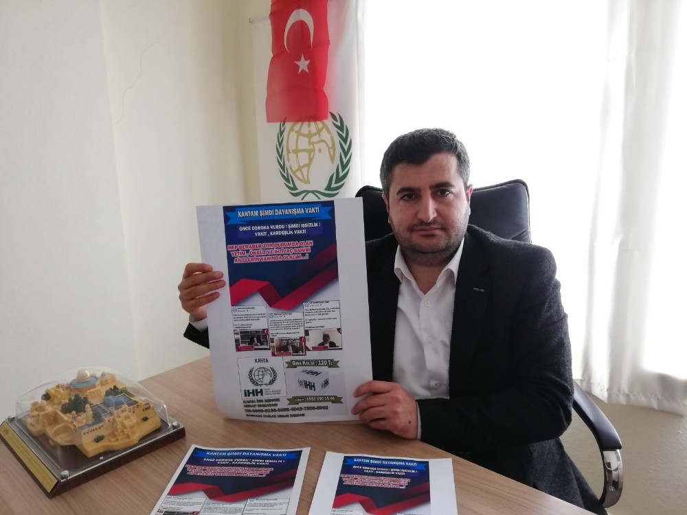 Kahta İHH’dan yardım çağrısı 