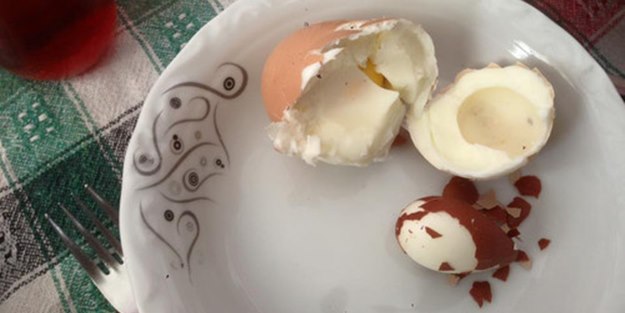 Kaynattığı yumurtadan bakın ne çıktı