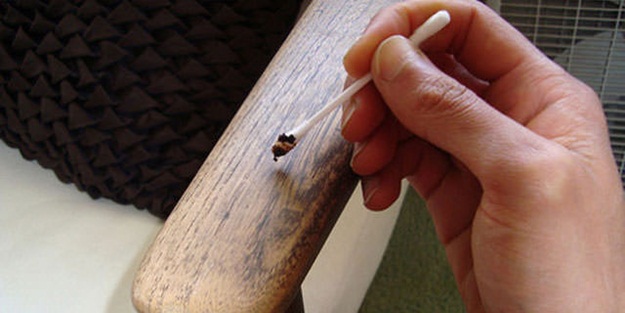 Kahveyi mobilyanıza sürerseniz...