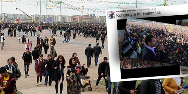 Kalabalık toplayamayan Demirtaş arşive el attı