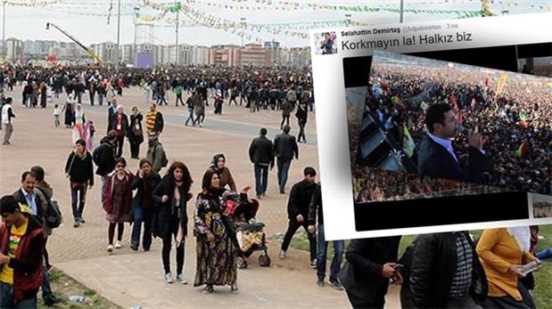 Kalabalık toplayamayan Demirtaş arşive el attı