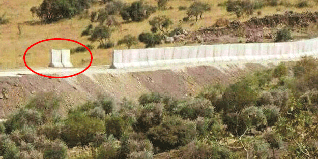 Kaldırıldı… Sınırda dikkat çeken detay