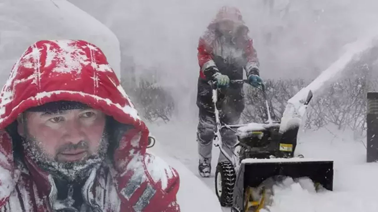 Kalınlık 10 santimetre oldu! Rusya kar fırtınasına esir durumda