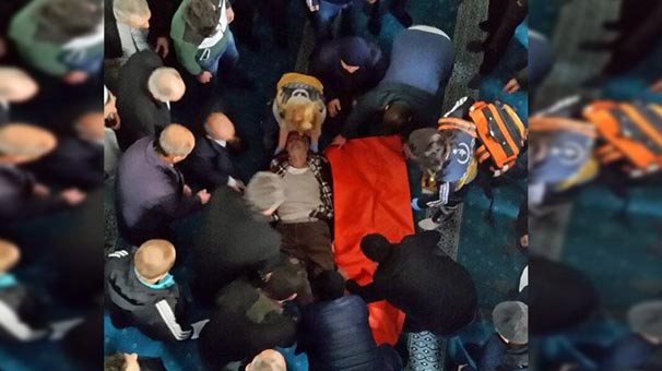 Kalp krizi camide yakaladı