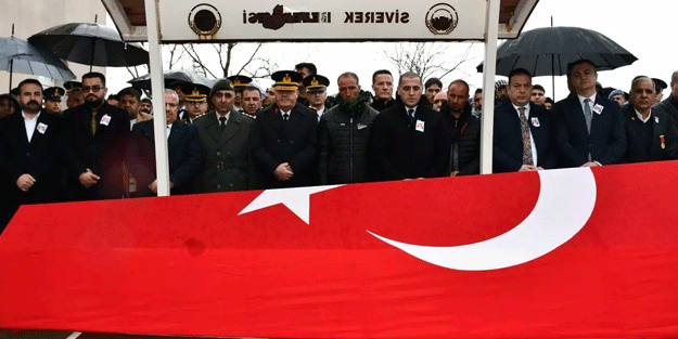 Kalp krizi sonucu vefat eden asker toprağa verildi