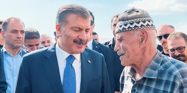 Kalplere dokunan video: Memleketi Mardin'de Fahrettin Koca'yı duygulandıran anlar...