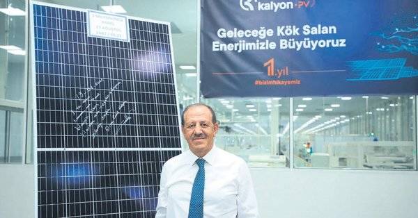 Kalyon 1 yılda 1 milyon güneş paneli üretti