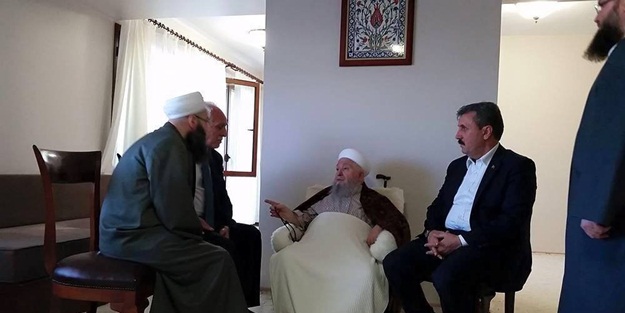 Kamalak ve Destici Mahmud Efendi'yi ziyaret etti