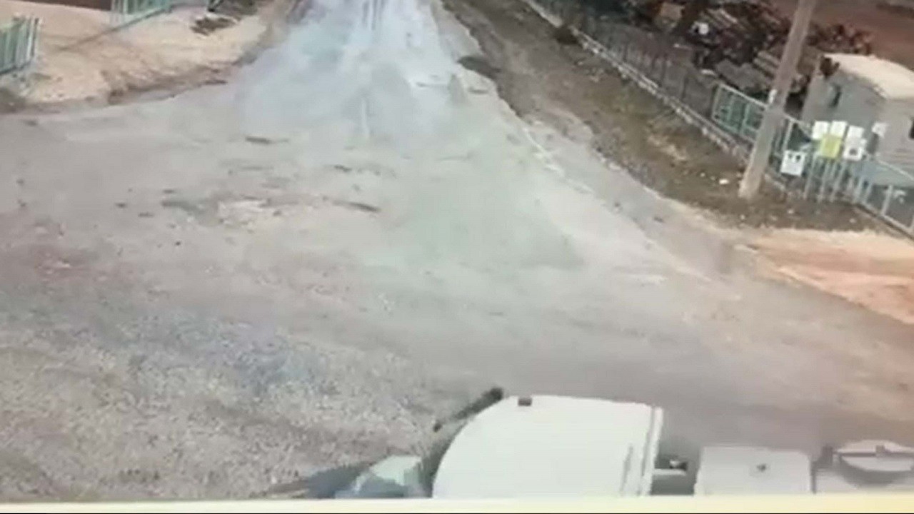 Kameraya yansıyan feci kaza!