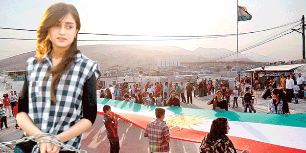 Kamışlı'da Kürtler PYD'ye karşı isyan başlattı