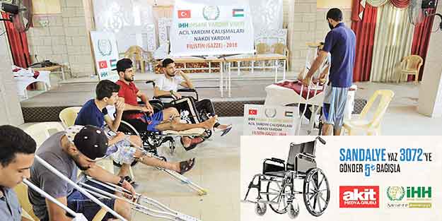 Kampanyamız Gazzeli gazilere umut oluyor