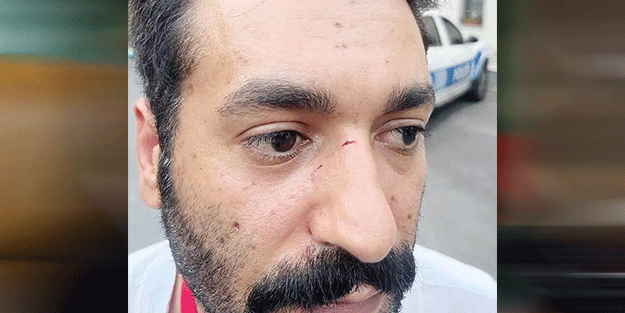 Kamptan kaçan dünyaca ünlü futbolcudan Beyaz Tv muhabirine saldırı