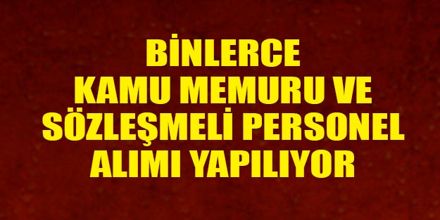 Kamu memur alımı ilanları memur alımı iş başvurusu