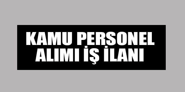 Kamu personel alımı memur işçi alımı iş başvurusu