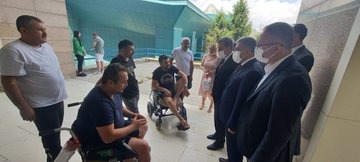 Kamu-Sen’den gazilere ziyaret