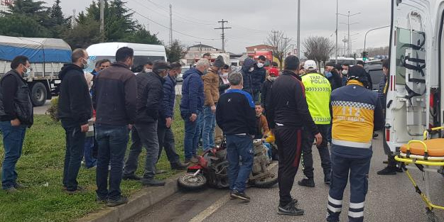 Kamyonet elektrikli bisiklete çarptı! Feci ölüm