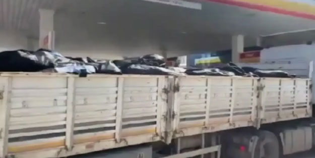 'Kamyonla ceset taşınıyor' yalanı! Attıkları rezil iftira hakkında açıklama yapıldı