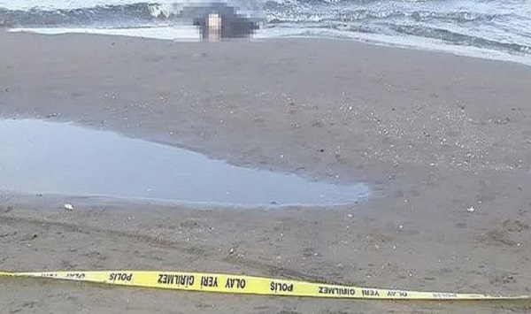 Kan donduran olay! Ceset sahile vurdu