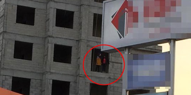 Kan donduran olay ekipleri harekete geçirdi! İki kız çocuğu inşaatın 4.katından atladı