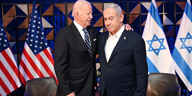 'Kan' kardeşliği! Sivil katliama ortak olan Biden'dan İsrail'e destek: Kendinizi savunmaya çalışıyorsunuz!