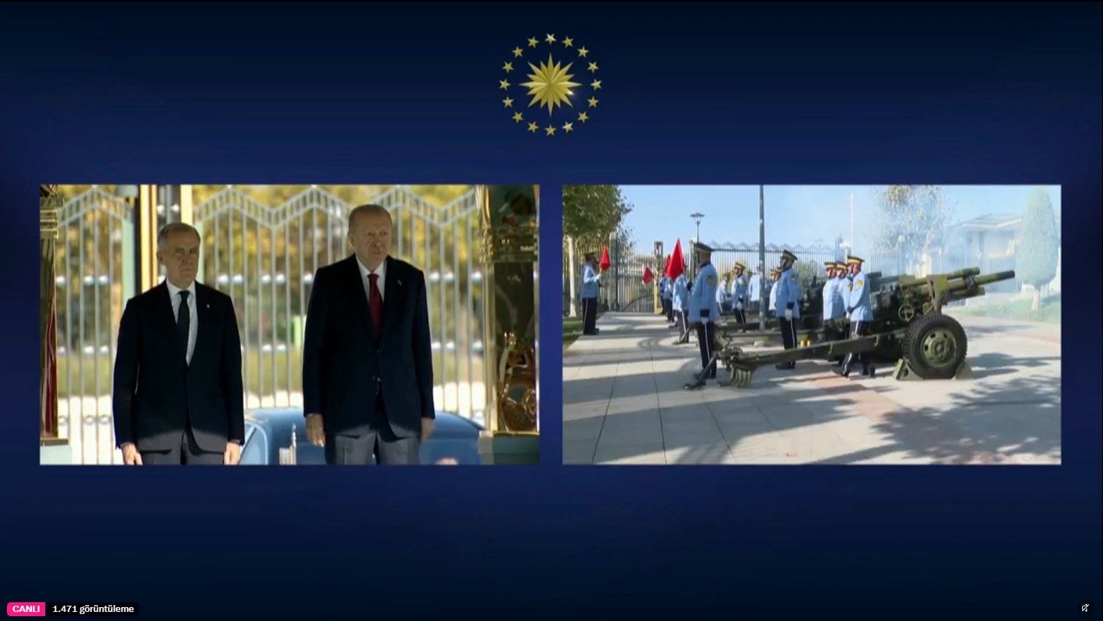 Cumhurbaşkanı Erdoğan resmi törenle karşıladı! Kanada Başbakanı Carney Ankara’da