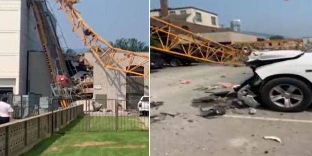 Kanada'da facia! Vinç çöktü: Çok sayıda kişi hayatını kaybetti