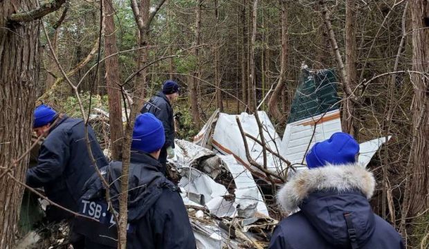 Kanada'da küçük uçak düştü! Kurtulan olmadı