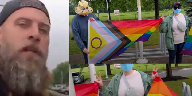 Kanadalı baba LGBT destekçilerine hadlerini bildirdi!