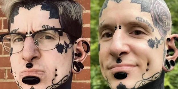 Kanadalı Remy vücudunun yüzde 95'ini dövmeyle kaplatmış!