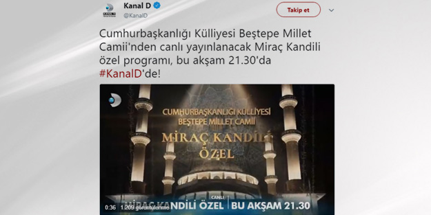 Kanal D imana geldi!