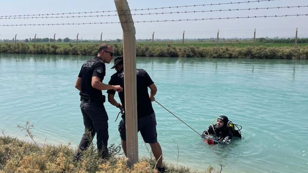 Kanalda kaybolan genç için yoğun mesai