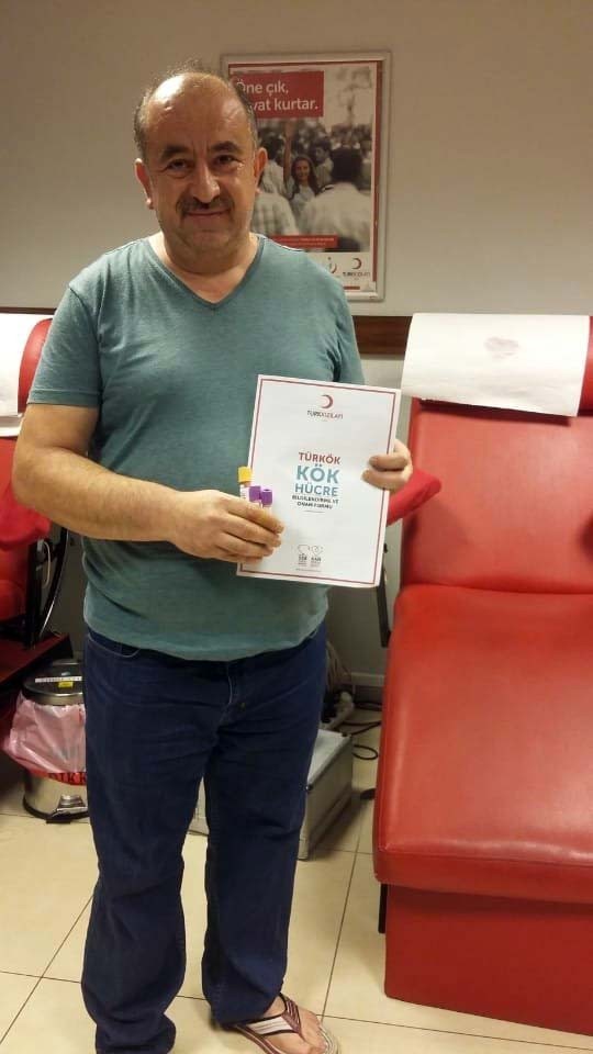 Kanserden kızını kaybeden baba kök hücre bağışıyla bir can kurtaracak 