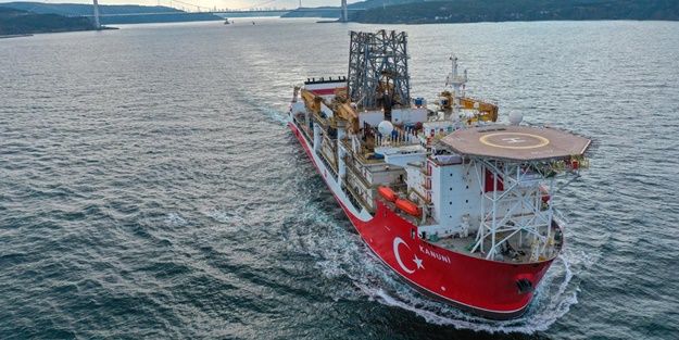 Kanuni sondaj gemisi yeni görevine başlıyor