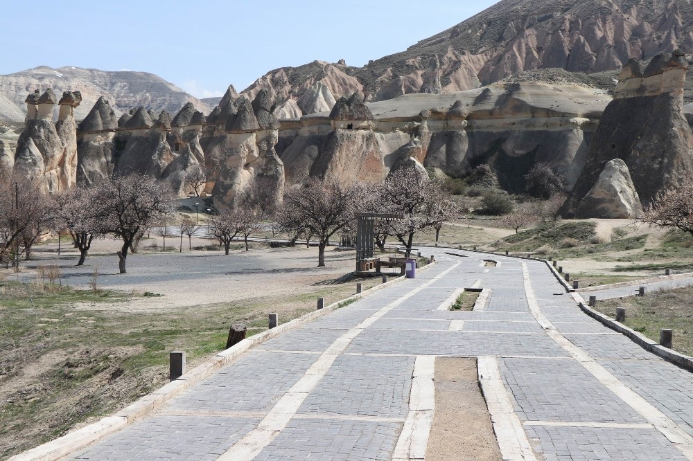 Kapadokya adeta hayalet şehre döndü 