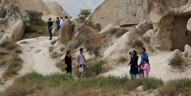 Kapadokya'da 1 Mayıs yoğunluğu