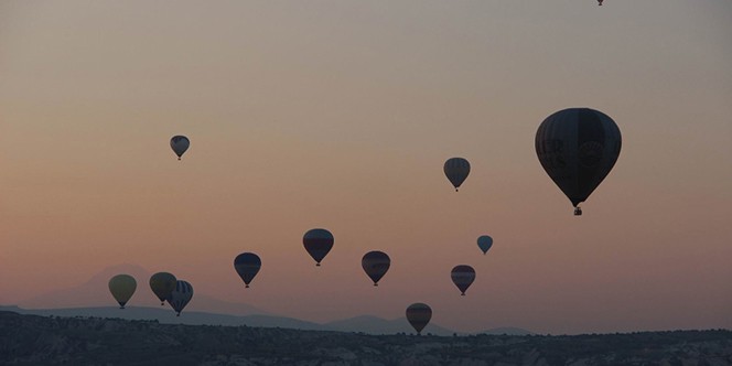 Kapadokya’da balon turları iptal edildi