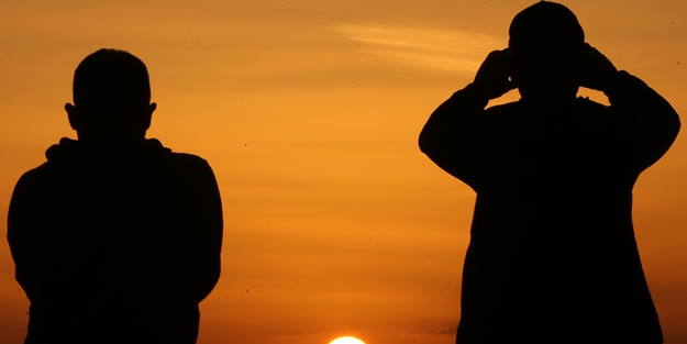 Kapadokya'da doğanın gösterisi: 