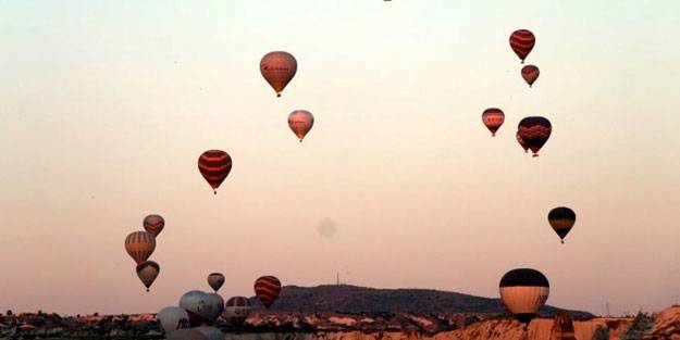 Kapadokya’da görsel şölen