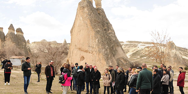 Kapadokya'yı 3 milyon turist ziyaret etti