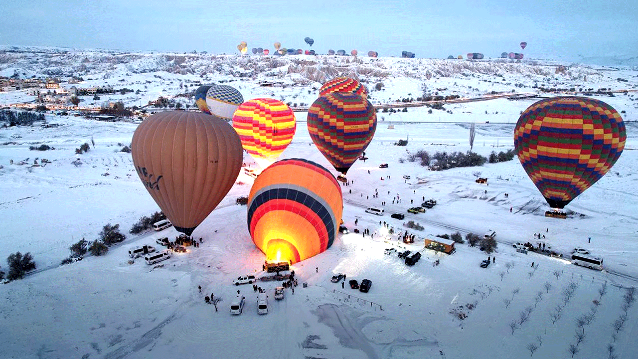 Kapakdokya'da balonlar yarın uçmayacak