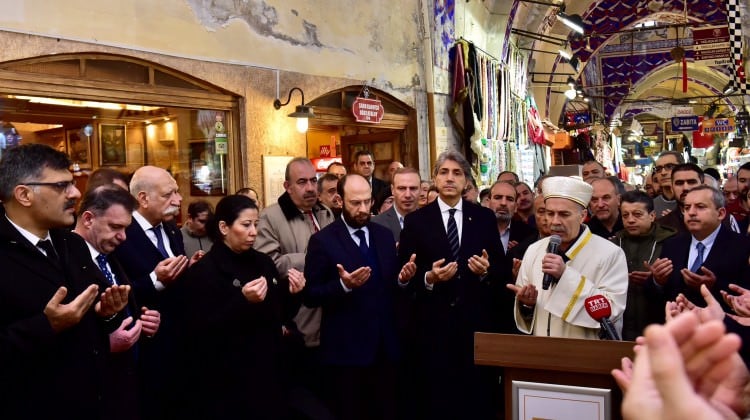 Kapalıçarşı’da bereket duası Afrin için yeniden okundu