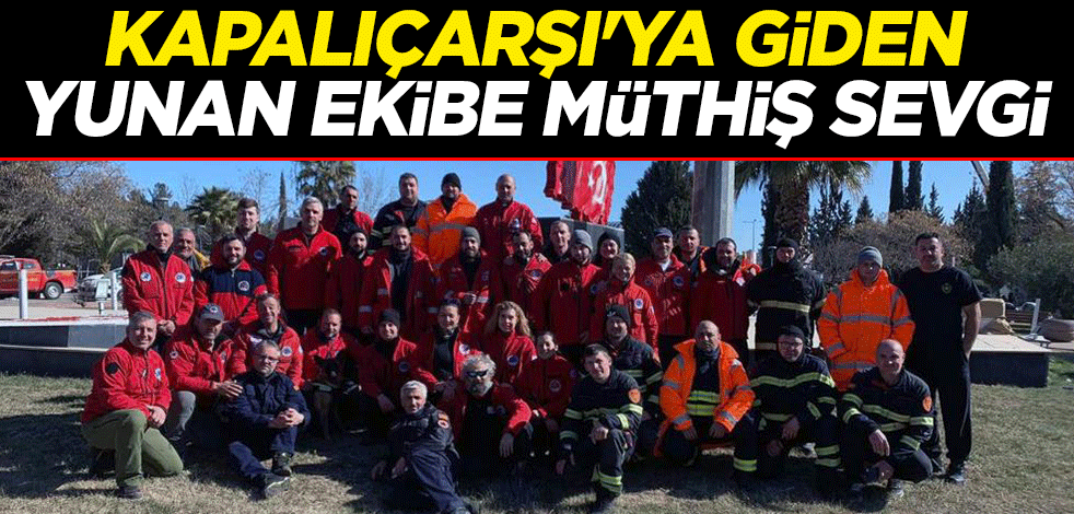 Kapalıçarşı'ya giden Yunan ekibe müthiş sevgi