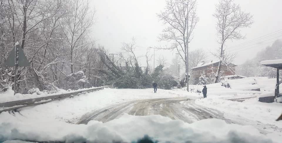 Kapanan Yenice yolu yeniden trafiğe açıldı 