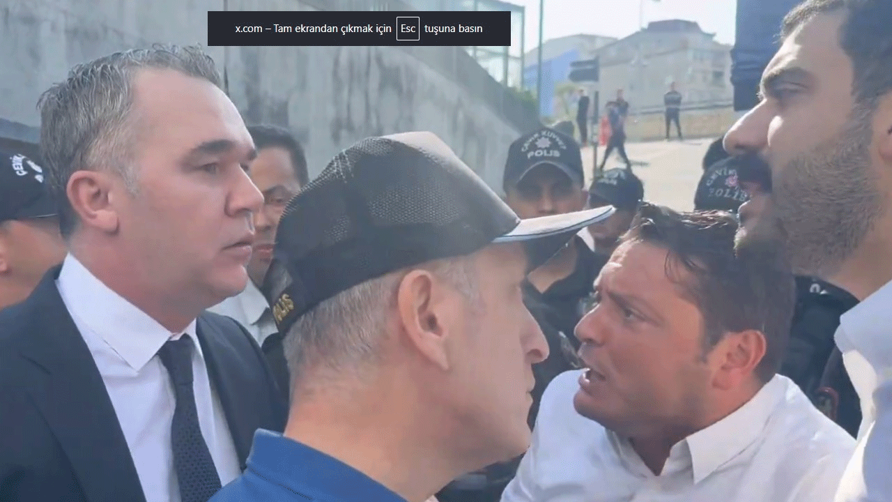 ‘Kapattık’ dedikleri binaya girmeye çalıştılar: Tanal önce provoke etti sonra çekim yaptı!