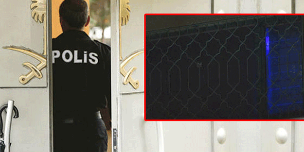 Kapı aralandı! Mavi ışık detayı... Konsolosluktaki arama tamamlandı
